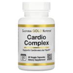 Комплекс для здоровья сердца, Cardio Complex, California Gold Nutrition, 60 вегетарианских капсул - Фото миниатюра 1