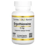  Эрготионеин, Ergothioneine, California Gold Nutrition, 5 мг, 90 вегетарианских капсул - Фото миниатюра 1