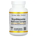 Комплекс грибов с эрготионеином, Ergothioneine Mushroom Complex, California Gold Nutrition, 90 растительных капсул - Фото миниатюра 1