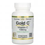 Витамин C, California Gold Nutrition, 1000 мг, 60 капсул - Фото миниатюра 1