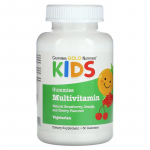 Детские мультивитамины, Kid's Multi Vitamin, Mixed Berry & Fruit Flavors, California Gold Nutrition, 60 жевательных конфет  - Фото миниатюра 1