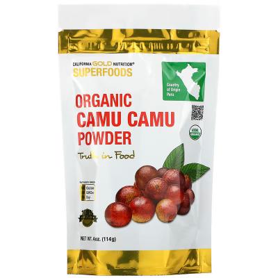 Органический порошок из каму-каму, Organic Camu Camu Powder, California Gold Nutrition, 114 г