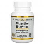 Пищеварительные ферменты, Digestive Enzymes, California Gold Nutrition, 90 капсул  - Фото миниатюра 1