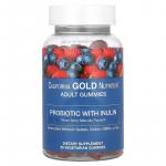 Пребіотик з інуліном, натуральний змішаний ягідний смак, Prebiotic with Inulin Gummies Natural Mixed Berry Flavor, California Gold Nutrition, 90 вегетаріанських жувальних таблеток - Фото миниатюра 1