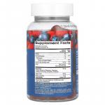 Пребіотик з інуліном, натуральний змішаний ягідний смак, Prebiotic with Inulin Gummies Natural Mixed Berry Flavor, California Gold Nutrition, 90 вегетаріанських жувальних таблеток - Фото миниатюра 2