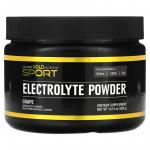 Электролитный порошок, натуральный вкус винограда, Electrolyte Powder Natural Grape, California Gold Nutrition, SPORT, 288 г - Фото миниатюра 1