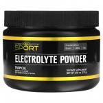 Электролитный порошок, натуральный тропический вкус, Electrolyte Powder Natural Tropical, California Gold Nutrition, SPORT, 279 г - Фото миниатюра 1