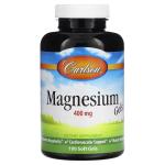 Магниевые гели, Magnesium Gels, Carlson, 400 мг, 100 мягких таблеток - Фото миниатюра 1