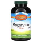 Магниевые гели, Magnesium Gels, Carlson, 400 мг, 250 мягких таблеток - Фото миниатюра 1