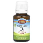 Вітамін D3, Vitamin D3, Carlson, 4000 МО, 10,3 мл - Фото миниатюра 1