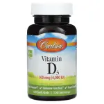 Вітамін D-3, Vitamin D3, Carlson, 100 мкг (4000 МО), 120 гелевих капсул - Фото миниатюра 1