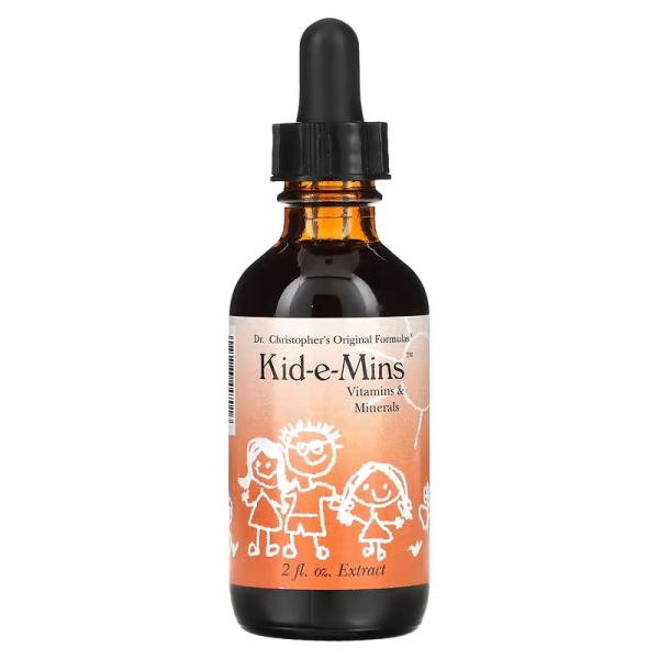 Витамины и минералы для детей, Kid-e-Mins, Christopher's Original Formulas, 60 мл - Фото 1