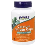 Цитрат кальция с минералами, Calcium Citrate, Now Foods, 120 вегетарианских капсул - Фото миниатюра 1