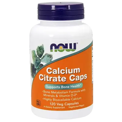 Цитрат кальция с минералами, Calcium Citrate, Now Foods, 120 вегетарианских капсул