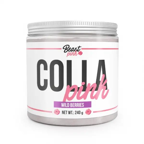 Коллаген, вкус диких ягод, Colla Pink Wild Berries, BeastPink, 240 г