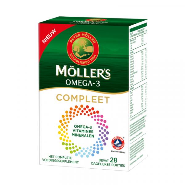 Омега-3 с витаминами и минералами, Omega-3 Complete, Mollers, 28 ежедневных порций - Фото 2
