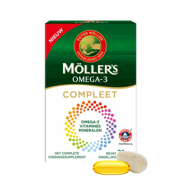 Омега-3 с витаминами и минералами, Omega-3 Complete, Mollers, 28 ежедневных порций - Фото 3