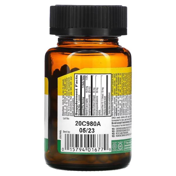 Комплекс ДГЭА для мужчин, DHEA Complex for Men, Country Life, 60 веганских капсул - Фото 2