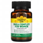 Комплекс ДГЭА для женщин, DHEA Complex for Women, Country Life, 60 веганских капсул - Фото миниатюра 1