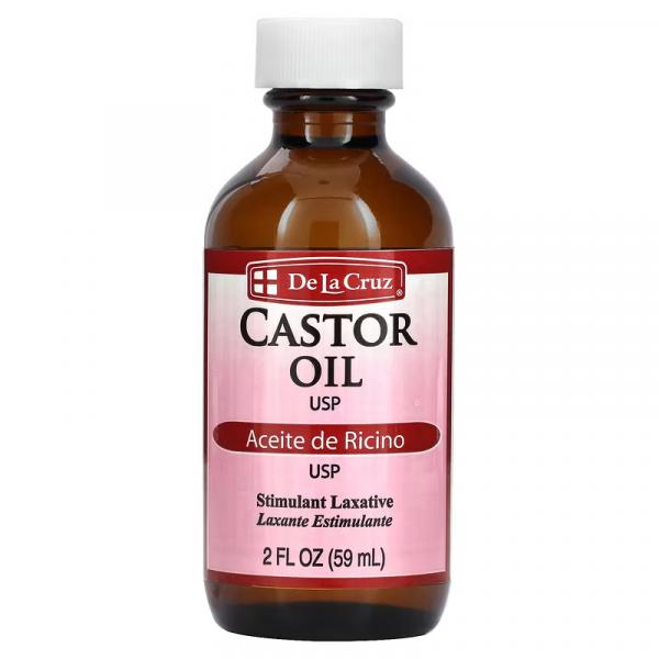 Касторовое масло, Castor Oil, De La Cruz, 59 мл - Фото 1
