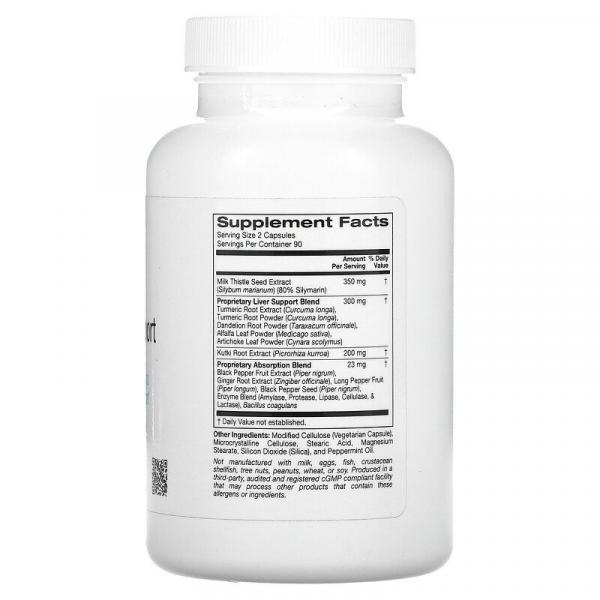 Добавка для поддержки выведения токсинов, Detox Support, ZOI Research, 180 вегетарианских капсул - Фото 2