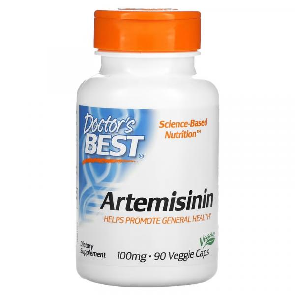 Артемизинин, Artemisinin, Doctor's Best, 100 мг, 90 вегетарианских капсул - Фото 1