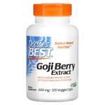 Экстракт ягод годжи, Goji Berry Extract, Doctor's Best, 600 мг, 120 вегетарианских капсул - Фото миниатюра 1