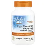 Магній хелат 100%, Magnesium Chelated, Doctor's Best, з мінералами Albion, 100 мг, 120 таблеток  - Фото миниатюра 1