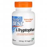 L-триптофан з TryptoPure, L-Tryptophan with TryptoPure, Doctor's Best, 500 мг, 90 рослинних капсул - Фото миниатюра 1