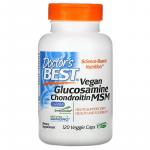 Вегетарианский глюкозамин, хондроитин и МСМ, Glucosamine, Chondroitin & MSM, Doctor's Best, 120 капсул  - Фото миниатюра 1