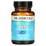 Крилевий жир для дітей, Krill Oil for Kids, Dr. Mercola, 60 капсул - Фото миниатюра 1