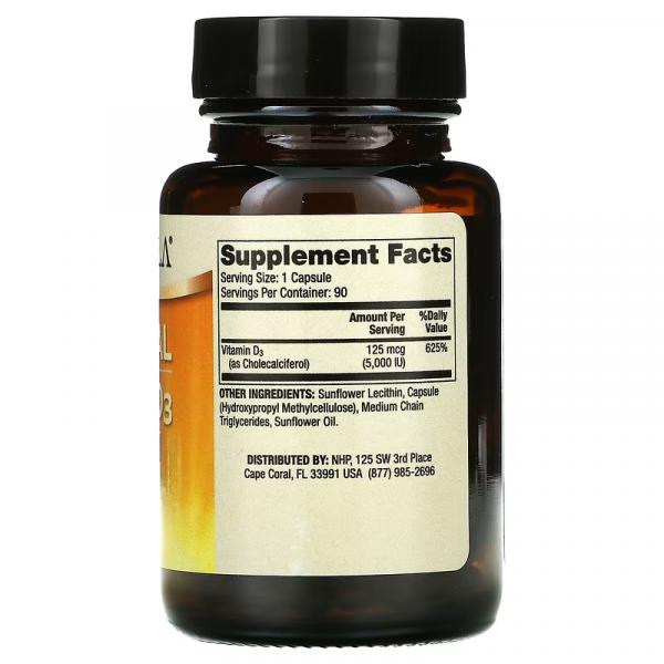 Витамин Д липосомальный, Liposomal Vitamin D, Dr. Mercola, 5000 МЕ, 90 капсул - Фото 2