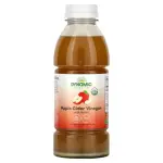 Органический необработанный яблочный уксус с маткой, Organic Raw Apple Cider Vinegar with Mother, Dynamic Health Laboratories, 473 мл - Фото миниатюра 1