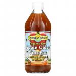 Необработанный органический яблочный уксус с маткой и медом, Organic Raw Apple Cider Vinegar with Mother Honey, Dynamic Health, 473 мл - Фото миниатюра 1