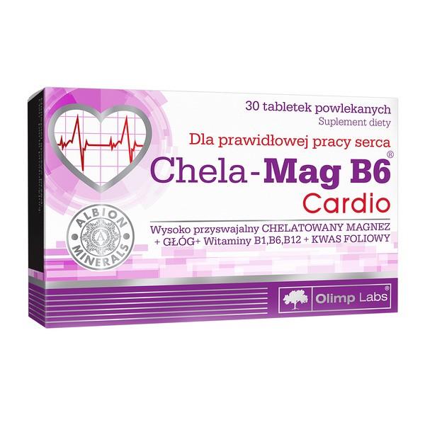 Поддержка сердца, Chela-Mag B6 Cardio, Olimp Labs, 30 таблеток