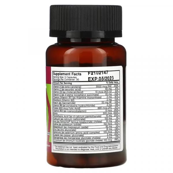 Мультивитамины для детей FutureBiotics, M.V. Teen, 90 капсул - Фото 2