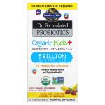 Органические пробиотики для детей, со вкусом клубники и банана, Organic Kids+, Garden of Life, Dr Formulated Probiotics, 30 жевательных таблеток - Фото миниатюра 1