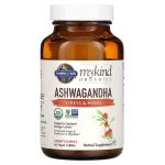 Ашваганда, стресс и настроение, Ashwagandha Stress & Mood, Garden of Life, MyKind Organics, 60 веганских таблеток - Фото миниатюра 1