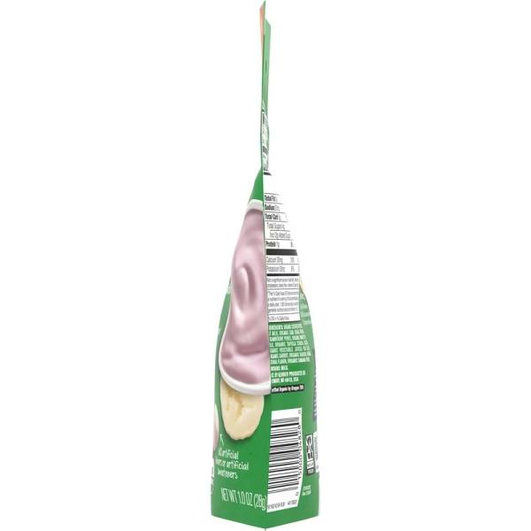 Йогурт для малышей от 8 месяцев, вкус банана и клубники, Yogurt Melts Banana Strawberry, Gerber, Organic, 28 г - Фото 2