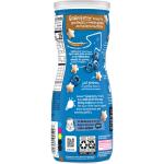 Снеки из воздушных злаков, от 8 месяцев, вкус голубики, Grain&Grow Snack 8 Months Blueberry, Gerber, Puffs, 42 г - Фото миниатюра 3