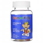 Витамин D для детей, Vitamin-D for Kids, GummiKing, 60 жевательных мармеладок - Фото миниатюра 1