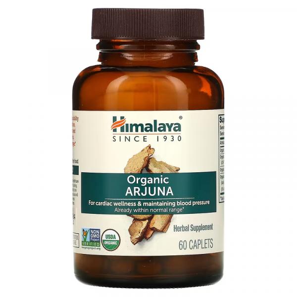 Арджуна, кардиотоническое средство, Organic Arjuna, Himalaya, 60 капсул - Фото 3