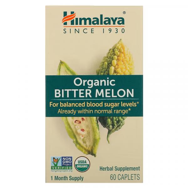 Горькая дыня, Organic Bitter Melon, Himalaya, 60 капсул - Фото 2
