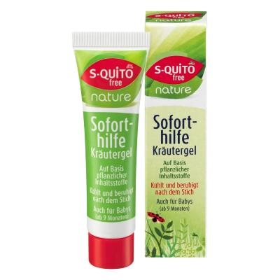 Гель от укусов насекомых мгновенная помощь для детей, Insect bite gel instant relief kids, S-quito free, 15 мл