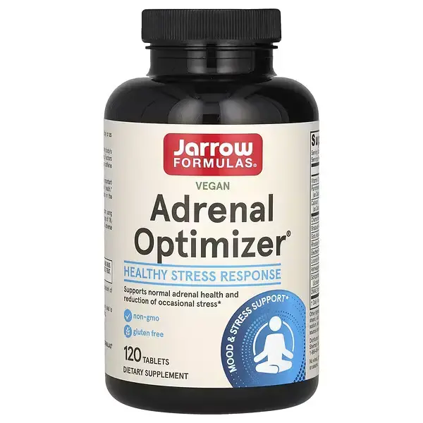 Поддержка надпочечников, Adrenal Optimizer, Jarrow Formulas, 120 таблеток - Фото 1