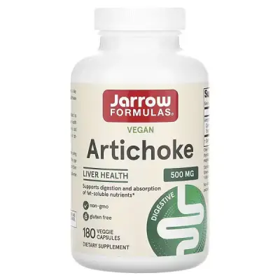 Jarrow Formulas, Artichoke, 500 mg, 180 Veggie Caps