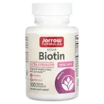 Биотин, Biotin, Jarrow Formulas, 5000 мкг, 100 капсул - Фото миниатюра 1