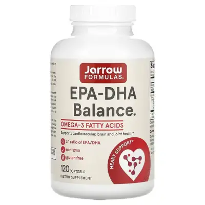 Рыбий жир баланс, EPA-DHA Balance, Jarrow Formulas, 120 капсул 