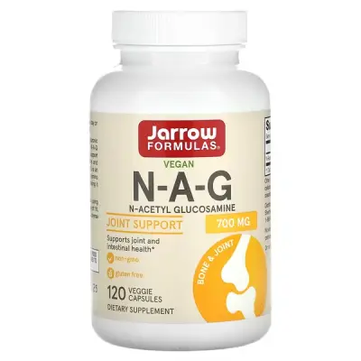 N-ацетилглюкозамин, NAG, Jarrow Formulas, 700 мг, 120 растительных капсул
