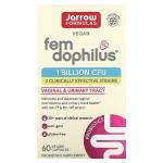 Добавка для женщин, Vegan Fem Dophilus 1 Billion CFU, Jarrow Formulas, 60 растительных капсул - Фото миниатюра 1